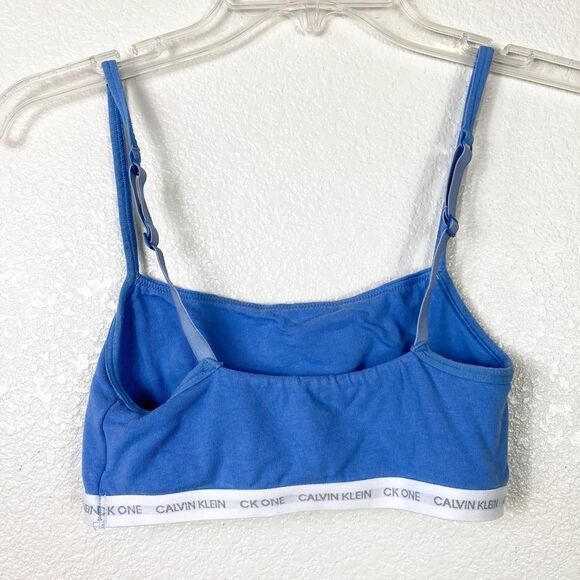 Calvin Klein Blue Sporty Bralette - Picture 2 of 3